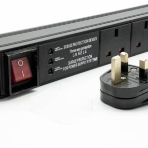9 ways PDU standard sockets with on/off switch