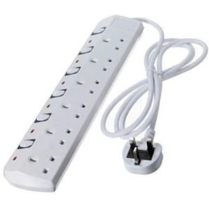 JSB 6 Way Extension 10M with Surge Protector