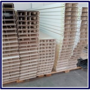 50mm x 200mm Metal Trunking - powder Coated